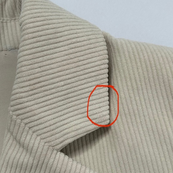 Rachel Zoe Women's XS Corduroy Blazer Jacket Long Sleeve Gold Button Beige - Picture 9 of 10